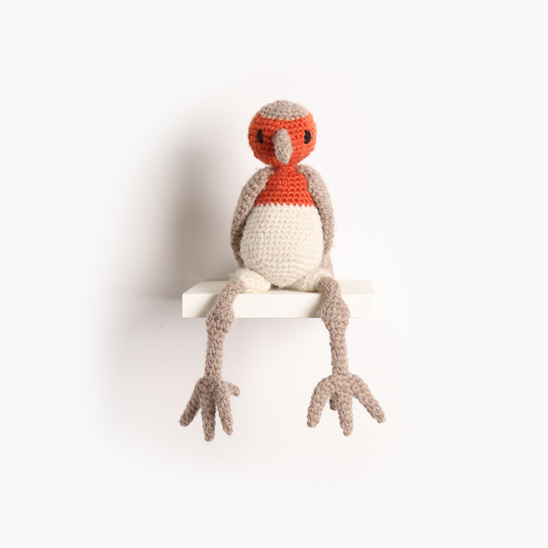 robin bird crochet amigurumi project pattern kerry lord Edward's menagerie